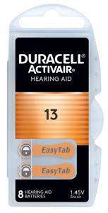 Duracell Activair batteri typ 13 8 st produkt bild