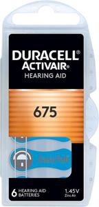 Duracell Activair batteri typ 675 6 st produkt bild