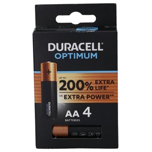Duracell Optimum AAA Alkaline 4 stk produktbillede