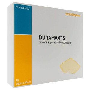 Duramax S 20x40 cm Superabsorber Silikonverband, 10 St Verband Produktbild