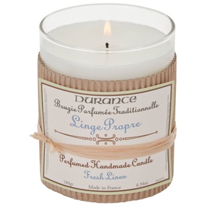 Durance Perfumed Candle Fresh Linen 180 g produkt bild