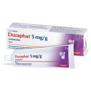 Duraphat, tandkräm 5 mg/g 1 x 51 gr produkt bild