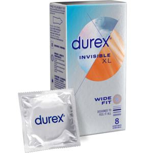 Durex Invisible XL Kondomer, 8 st produkt bild