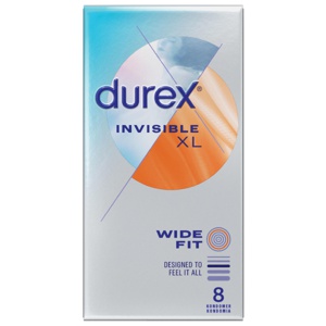 Durex Invisible XL Kondomer, 8 stk. produktbilde
