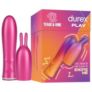 Durex Play 2in1 Vibrator and Teaser Tip produkt bild