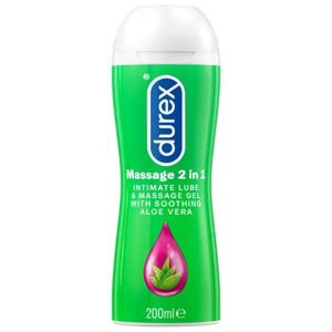 Durex Play Massage 2 in 1 Aloe Vera, 200 ml produkt bild