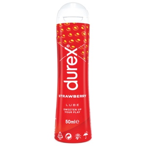 Durex Strawberry Glidemiddel, 50 ml produktbilde