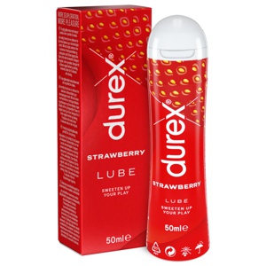 Durex Strawberry Lube, 50 ml produkt bild