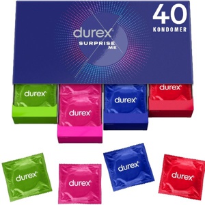 Durex Surprise Me kondomer 40 stk produktbillede