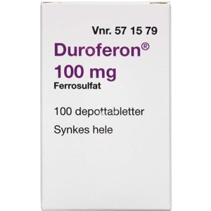 Duroferon dptb 100 mg (2care4 produktbillede