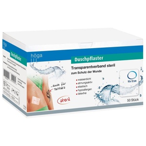 DUSCHPFLASTER 10x12 cm Transparentverband steril Produktbild