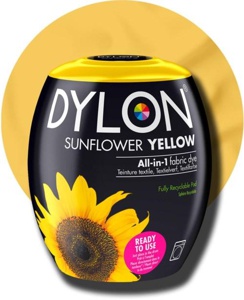 Dylon tekstilfarge Sunflower Yellow 350 g produktbilde