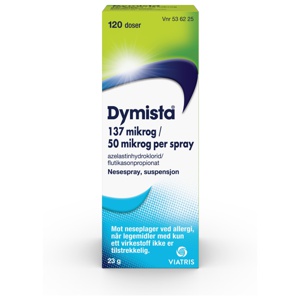 Dymista 137+50 mcg/dose nesespray 120 doser produktbilde