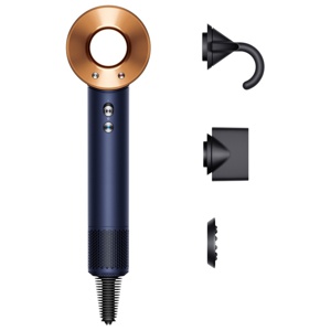 Dyson Supersonic™ Hairdryer Straight+Wavy Prussian Blue/Rich Copp produkt bild