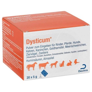 Dysticum Pulver vet. (für Tiere), 20X5 g Pulver Produktbild