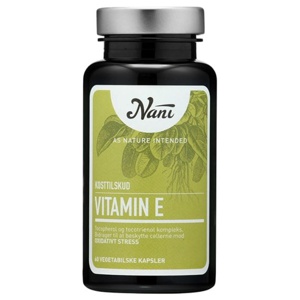 Nani E-vitamin 60 kap. produktbillede