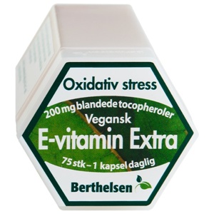 E-vitamin Extra 200mg - 75 kapsler produktbillede