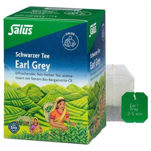 Earl Grey Tee Bio Salus Filterbeutel, 15 St Filterbeutel Produktbild