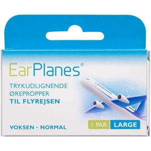 EarPlanes Large - Trykudlignende Ørepropper produktbillede