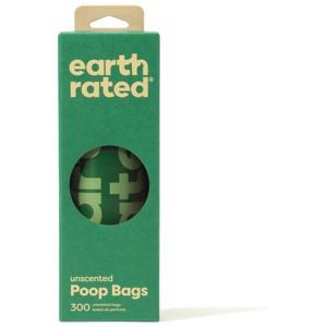 Hållare för bajspåsar Earth Rated UNSCENTBIO300 Papper Plast (300 uds) produkt bild