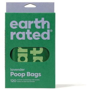 Earth Rated Hundeposer med Håndtak Lavendelduft, 120 stk produktbilde