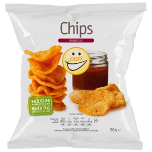 EASIS Chips Barbecue 50 g produktbillede
