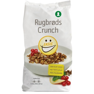 EASIS Rugbrøds Crunch 350 g produktbillede