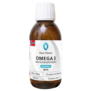 Easy Choice Flytende Høykonsentrert Omega-3 150 ml produktbilde