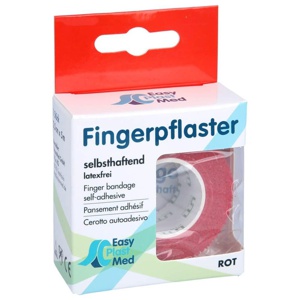 EasyPlast Med Fingerpflaster 2,5 cm x 5 m rot Produktbild