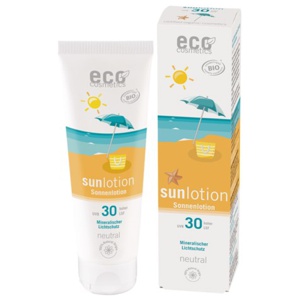 Eco Cosmetics Sollotion Neutral SPF 30 Aloe Vera & Granatäpple 125 ml produkt bild
