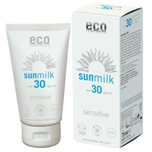 Eco Cosmetics Sun Milk SPF30 Sensitive 75 ml produkt bild