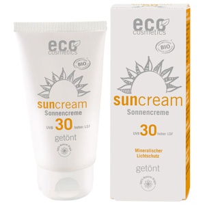 Eco Cosmetics Solkräm Havtorn Tonad 30 SPF EKO Solskydd för ansikte och kropp 75 ml produkt bild