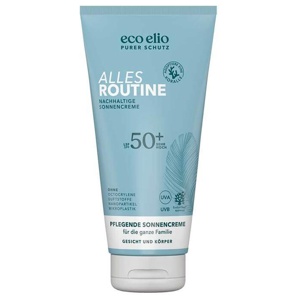 Eco Elio Alles Routine Sonnencreme LSF 50 +, 200 ml Creme Produktbild