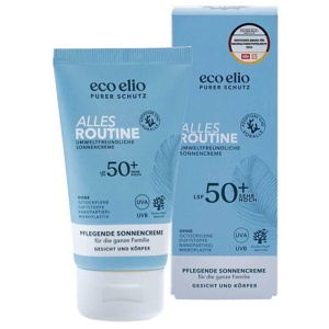 Eco Elio Alles Routine Sonnencreme LSF 50 +, 75 ml Creme Produktbild