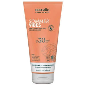 Eco Elio Sommer Vibes Sonnencreme LSF 50 +, 200 ml Creme Produktbild
