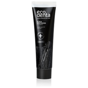 EcoDenta tandpasta m. sort kul u. fluor - 100 ml produktbillede
