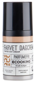 Ecooking Farvet Dagcreme Parfumefri   30 ml produktbillede