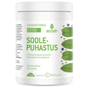 Ecosh detox kiudaineterikas soolepuhastus pulber 260g toote pilt