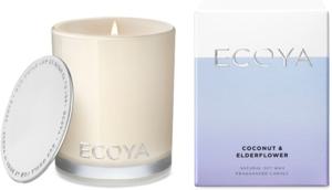 Ecoya Coconut & Elderflower Candle 80 gr 25t brennetid produkt bild
