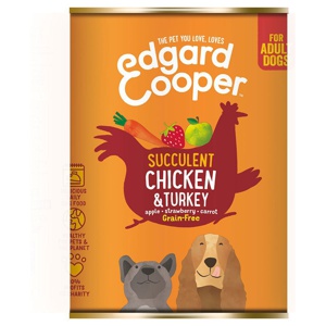 Edgard & Cooper Dog Adult Chicken & Turkey 400 g produkt bild