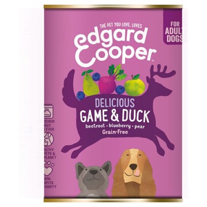 Edgard & Cooper Dog Adult Game & Duck 400 g produkt bild