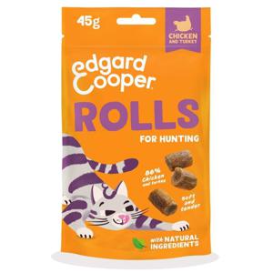 Edgard&Cooper Rolls Mjukt Kattgodis Kyckling & Kalkon 45 g produkt bild