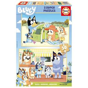 Educa Bluey 2 X 50 Wood produkt bild