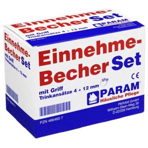 EINNEHMEBECHER Kunststoff m.Griff Set 4+12 mm Produktbild