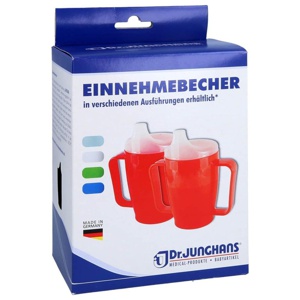 EINNEHMEBECHER m.2 Griffen+2 Deck.4+12mm milchig Produktbild