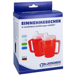 EINNEHMEBECHER m.2 Griffen+2 Deckel 4+12mm blau Produktbild