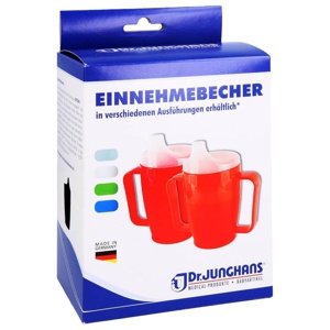 EINNEHMEBECHER m.2 Griffen+2 Deckel 4+12mm grün Produktbild