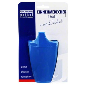 EINNEHMEBECHER m.2 Griffen+Deckel 12mm blau Produktbild