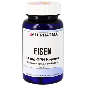 Eisen 14 mg GPH Kapseln Produktbild