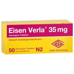 EISEN VERLA 35 mg überzogene Tabletten Produktbild